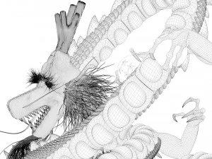 shenron from dragon ball 3D Model