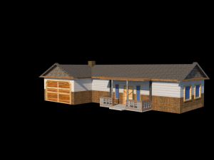 simple exterior design 3Dモデル
