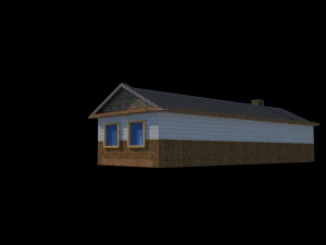 simple exterior design 3D Model