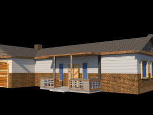 simple exterior design 3Dモデル