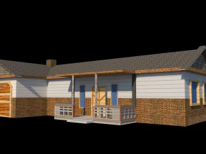 simple exterior design 3D Model