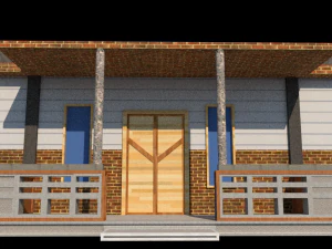 simple exterior design 3D Model