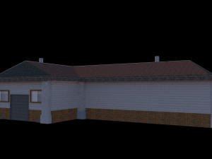 simple house design 3Dモデル