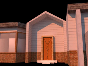 simple house design 3D Model