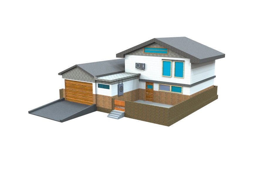 American House 5 3D Model $18 - .max .fbx .3ds .obj - Free3D