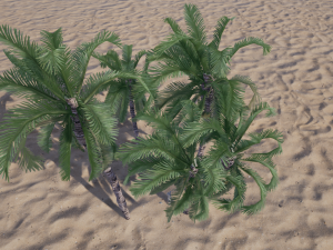 ue4-unity palm Modello 3D
