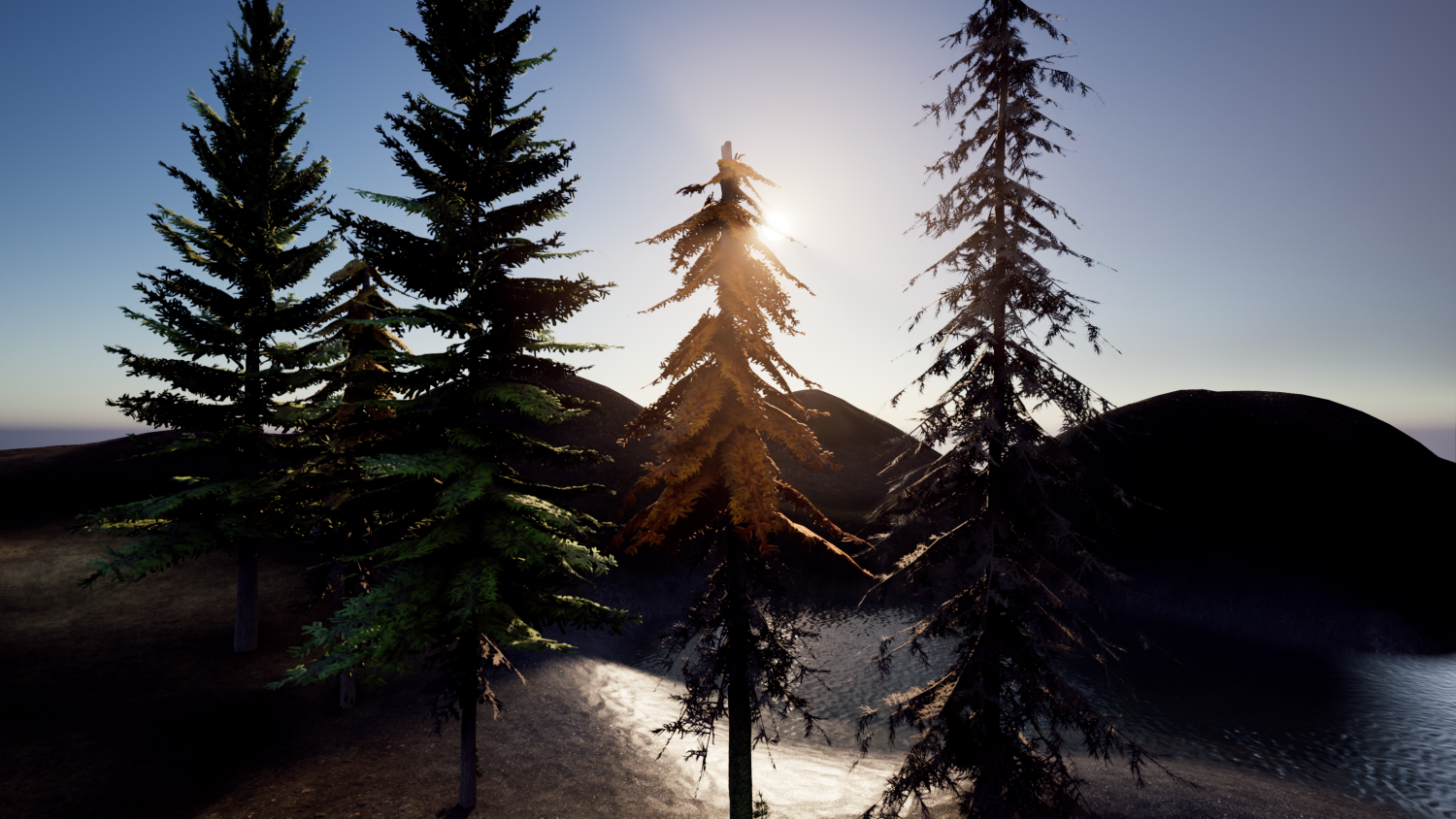 Trees pack. Деревья 3d ель. spruce trees pack.