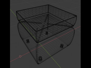 couch and pouf Modelo 3D