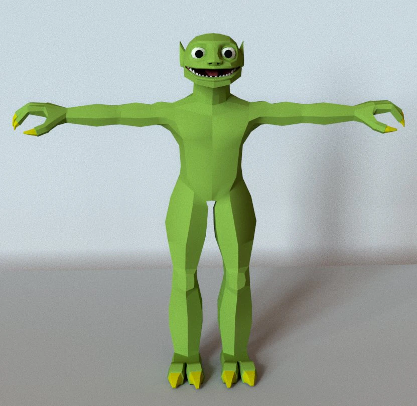 ogre 3D Model .c4d .max .obj .3ds .fbx .stl .blend 