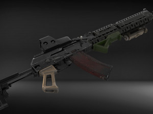Complete set of aks 47 Modèle 3D