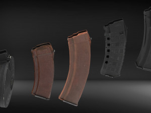 Complete set of aks 47 Modèle 3D