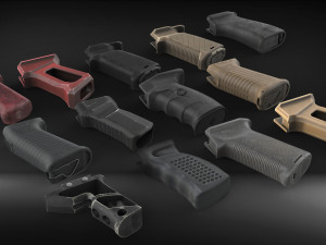 Complete set of aks 47 Modèle 3D