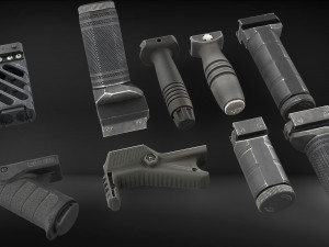 Complete set of aks 47 Modèle 3D