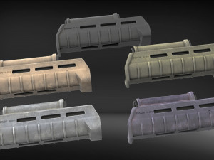 Complete set of aks 47 Modèle 3D