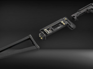 Complete set of aks 47 Modèle 3D