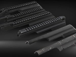 Complete set of aks 47 Modèle 3D