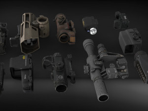 Complete set of aks 47 Modèle 3D