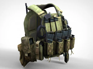 27 types of military unloading 3D Model
