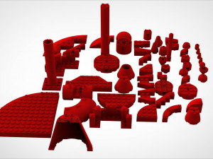 lego set for 3d printing 3D प्रिंट मॉडल