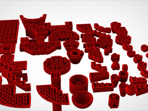 lego set for 3d printing 3D प्रिंट मॉडल