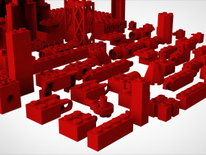 lego set for 3d printing 3D प्रिंट मॉडल
