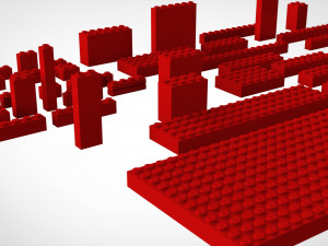 lego set for 3d printing 3D प्रिंट मॉडल