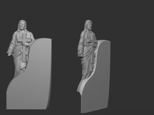 Bas-relief of the Jesus monument for the machine Modèles 3D en vedette