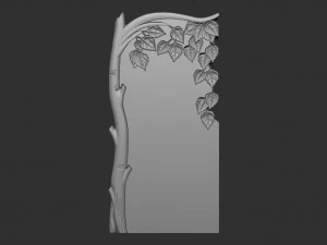 Bassorilievo della betulla monumento per la macchina Modello di stampa 3D