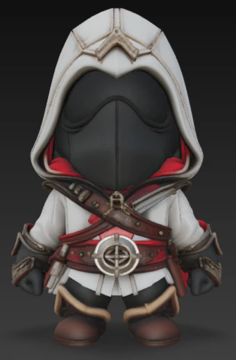 Assassins Creed 3D Print Model .c4d .max .obj .3ds .fbx .stl .blend 