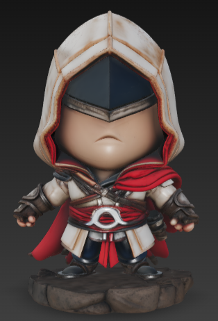 Assassins Creed 2 3D Print Model .c4d .max .obj .3ds .fbx .stl .blend