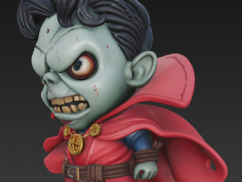 Doctor Strange zombi 3D 打印模型