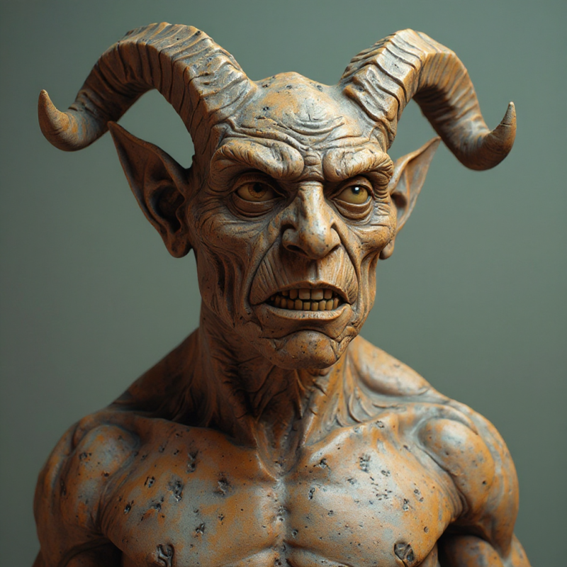 Demon 3Dプリントモデル .c4d .max .obj .3ds .fbx .stl .blend