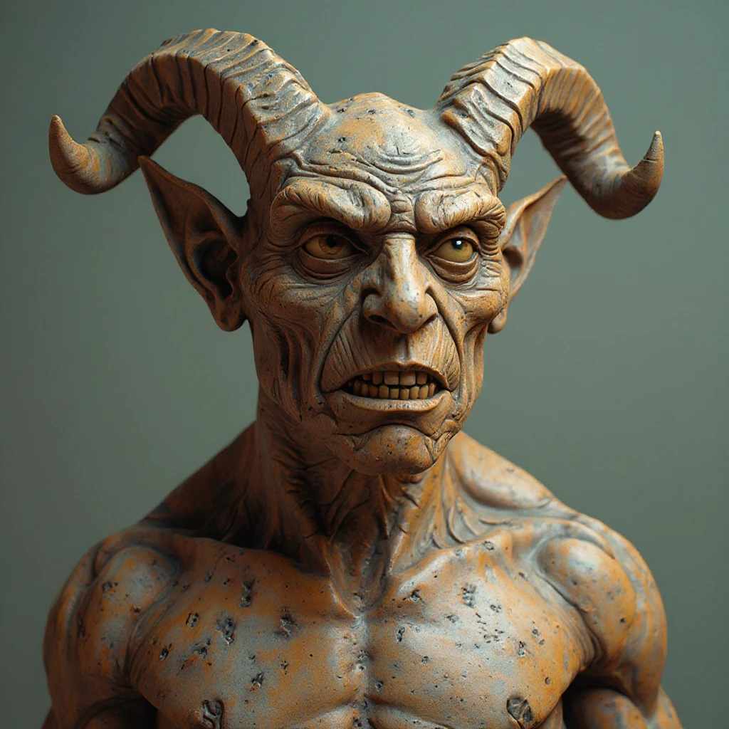 Demon 3D Print Model .c4d .max .obj .3ds .fbx .stl .blend 
