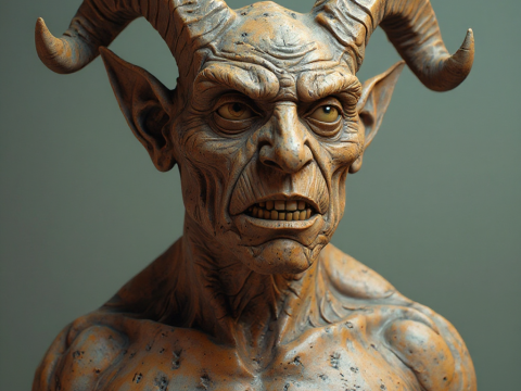 Demon 3D 프린트 모델