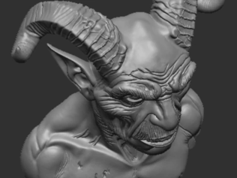 Demon 3D Print Model