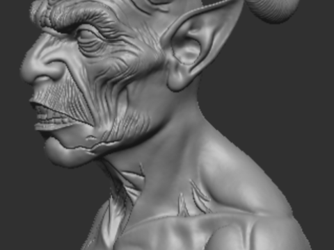 Demon 3Dプリントモデル