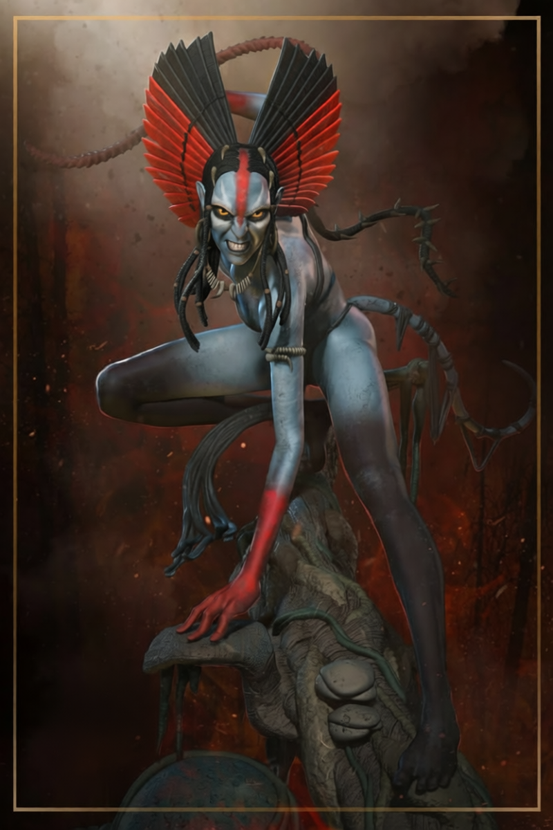 Varang - Avatar Fire and Ash 3D Print Model .c4d .max .obj .3ds .fbx .stl .blend 