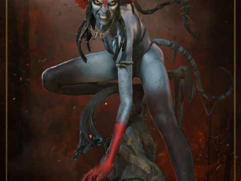 Varang - Avatar Vuur en As 3D printmodel