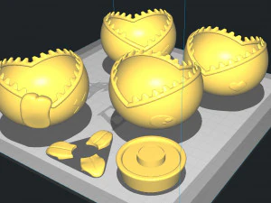 flower pot kawaii 3D Print Model