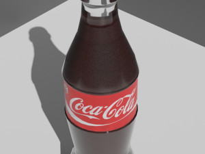 glass coca-cola 3D Model