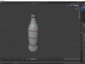 glass coca-cola 3D Model