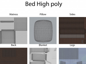 bed vita 3D 모델