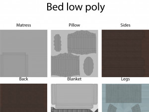 bed vita 3D 모델