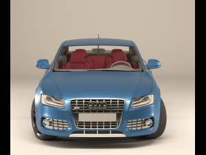 a great car from audi 3D Model