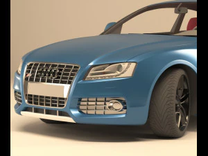 a great car from audi 3D Model