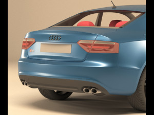 a great car from audi 3D Model