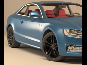 a great car from audi 3D Model