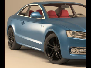 a great car from audi 3D Model
