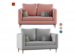 modern sofa 3D Model