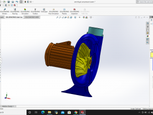 centrifugal compressor Model 3D